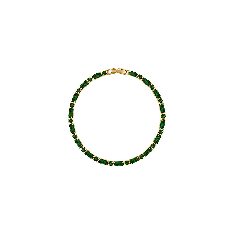 Taoya Armband, Kupferlegierung, Grün Zirkon, Damen - Bild 2