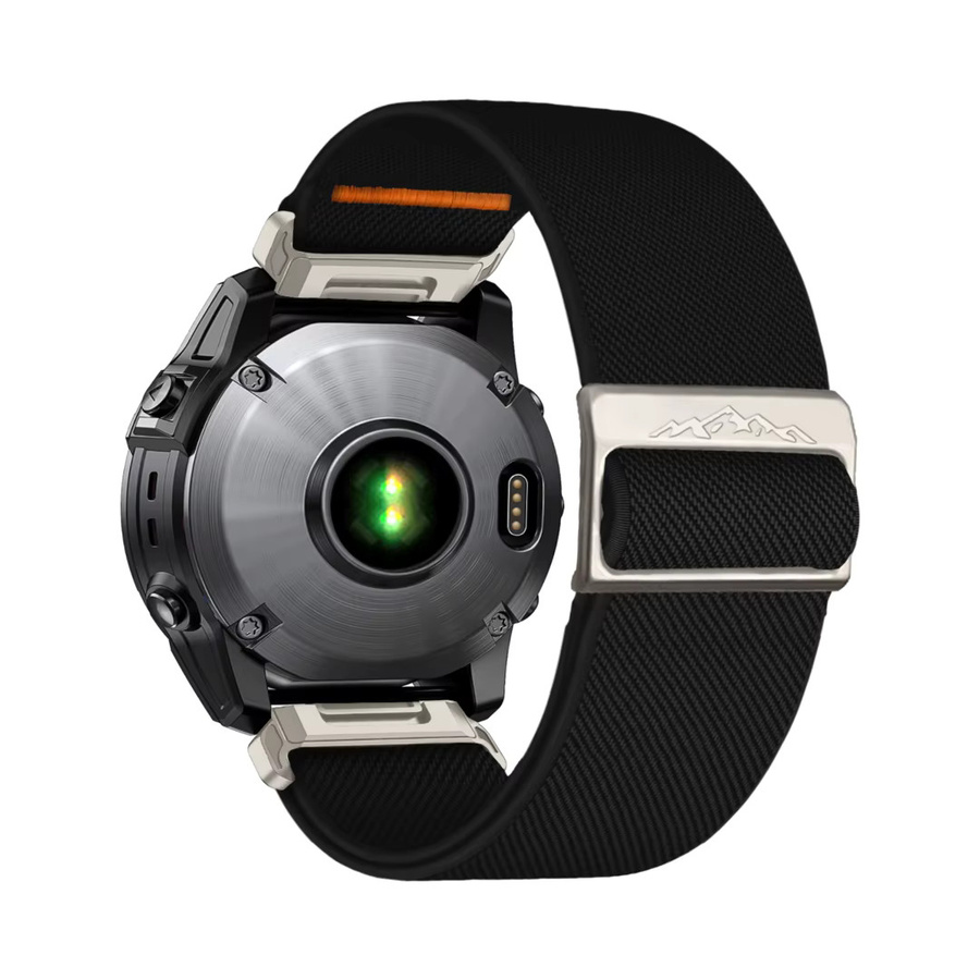 Garmin Uhrenarmband Nylon, 26 mm, Schwarz, Unisex - Bild 5
