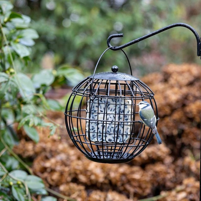 Energieblockhalter Oxford von CJ Wildlife in Schwarz für Vogelfutter - Bild 1