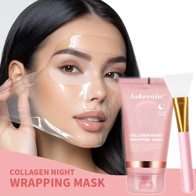 lakerain Kollagen Gesichtspflege-Set, Gelcreme, Peel-Off Maske, Toner - Bild 2