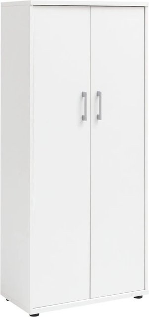PROREGAL Aktenschrank Tiger Large in Weiß mit 2 Flügeltüren und internen Regalfächern, H x B x T: 147 x 65 x 34 cm - Bild 1