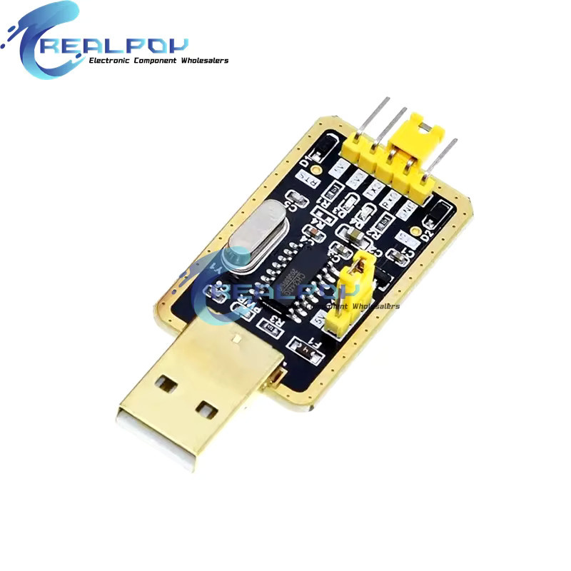 REALPOY CH340G USB auf TTL RS232 Modul für Arduino DIY Kits mit USB-C Anschluss - Bild 2