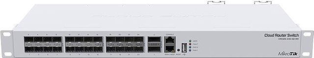 Mikrotik CRS326-24S+2Q+RM Managed L3 Netzwerk-Switch in Weiß - Bild 1