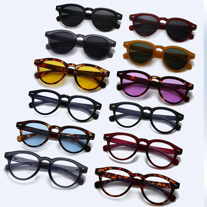 Ah-Mee Sonnenbrille, rund, Vollrand, Kunststoff, Unisex - Bild 2