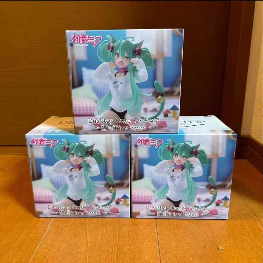 TAITO Hatsune Miku Anime Action Figure mit Katzenohren Design in Multicolor aus PVC - Bild 3
