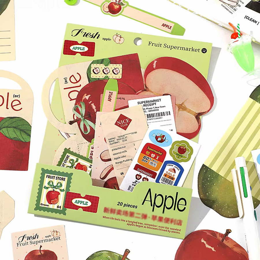 Fresh Store DIY Materialpaket für kreative Dekorationen mit kleinen Mechanismen und Kragenaufklebern in Multicolour aus Papier - Bild 1