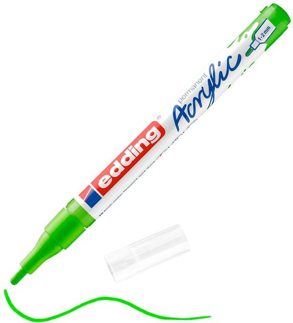 edding 5300 Acrylmarker Fein in Gelbgrün - Bild 1
