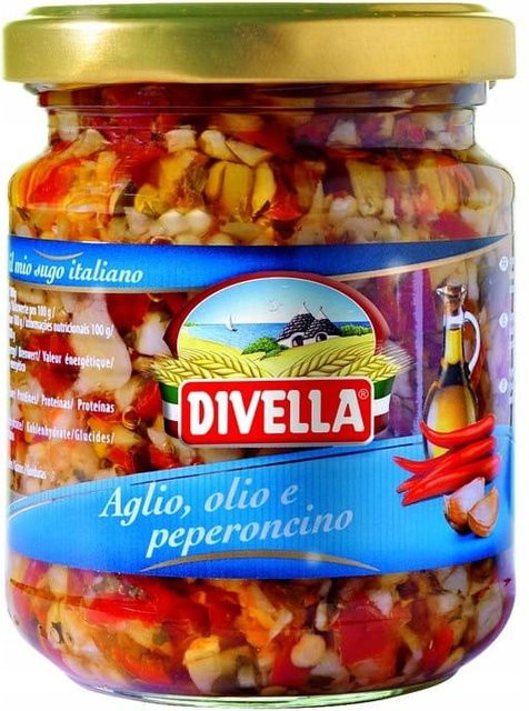 Divella Pesto aglio olio e peperoncino 190 g - Bild 1
