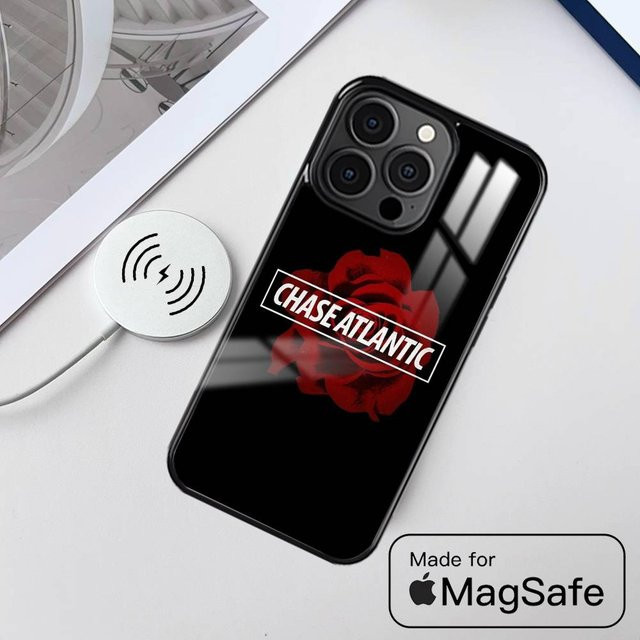 C-Chase Musik A-Atlantic MagSafe Handyhülle für iPhone 11 bis 16 Pro Max Plus Mini in Schwarz - Bild 1