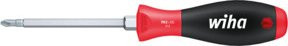 Wiha SoftFinish Phillips Kreuzschlitzschraubendreher mit Sechskantklinge und Sechskantansatz PH1 x 80 mm in Silber - Bild 1