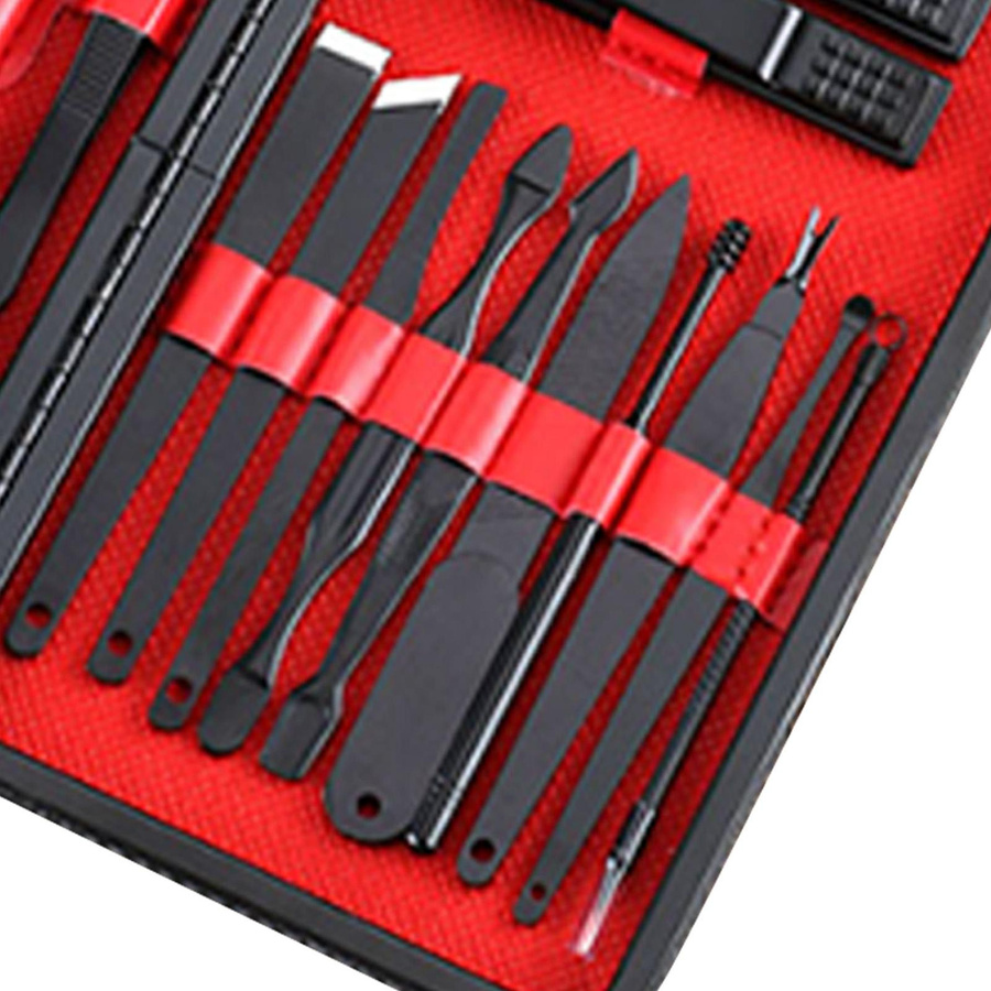 18-teiliges Nagelknipser-Set, Schwarz - Bild 2