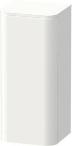 Duravit Halbhochschrank Happy D.2 Plus in Weiß Seidenmatt mit Glastüren und Wandmontage, B/T/H: 40 x 36 x 88 cm - Bild 1