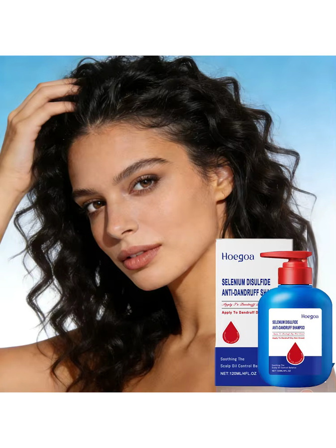 HOEGOA Anti-Schuppen-Shampoo mit Selen-Disulfid, trockenes Haar, Unisex - Bild 5