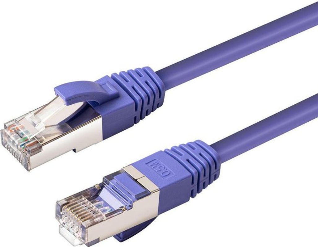 Microconnect MC-SFTP6A15P Cat6a S/FTP Ethernet LAN Netzwerkkabel Violett 15 m - Bild 2
