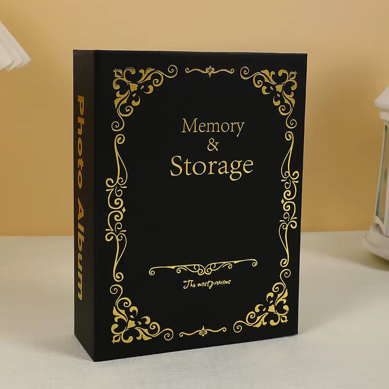 Vergoldetes Fotoalbum für 100 Bilder im Format 10 x 15 cm, 6 Zoll Erinnerungsalbum in Gold, Pink oder Schwarz - Bild 2