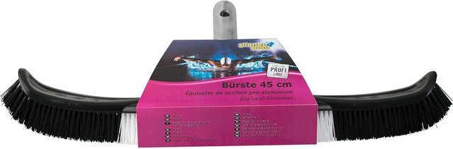 Planet Pool Profi Poolbürste aus Aluminium in Silber und Schwarz - Bild 1