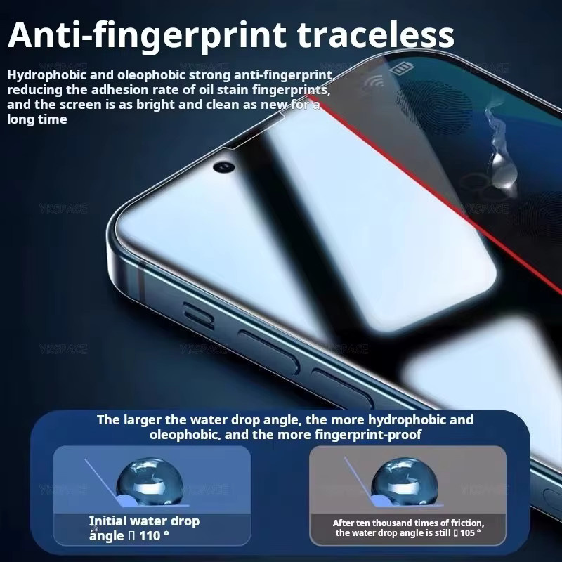 360 Grad Sichtschutz Displayschutz aus gehärtetem Glas für Apple iPhone 17 Air 16 15 14 13 12 11 Pro Max XR XS in Transparent - Bild 3