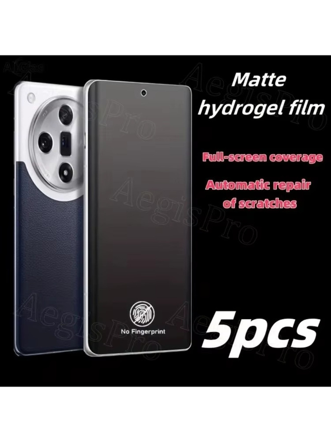 5 Stück matte Hydrogel-Displayschutzfolie für OPPO A3X-Serie und OPPO A3S, transparente kratzfeste Schutzfolie - Bild 7