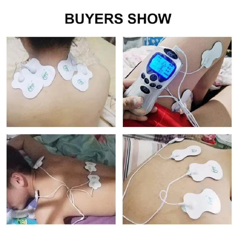 VamsLuna Elektrodenpads, Selbstklebende Gelpads für EMS Muskelstimulator, Unisex - Bild 4
