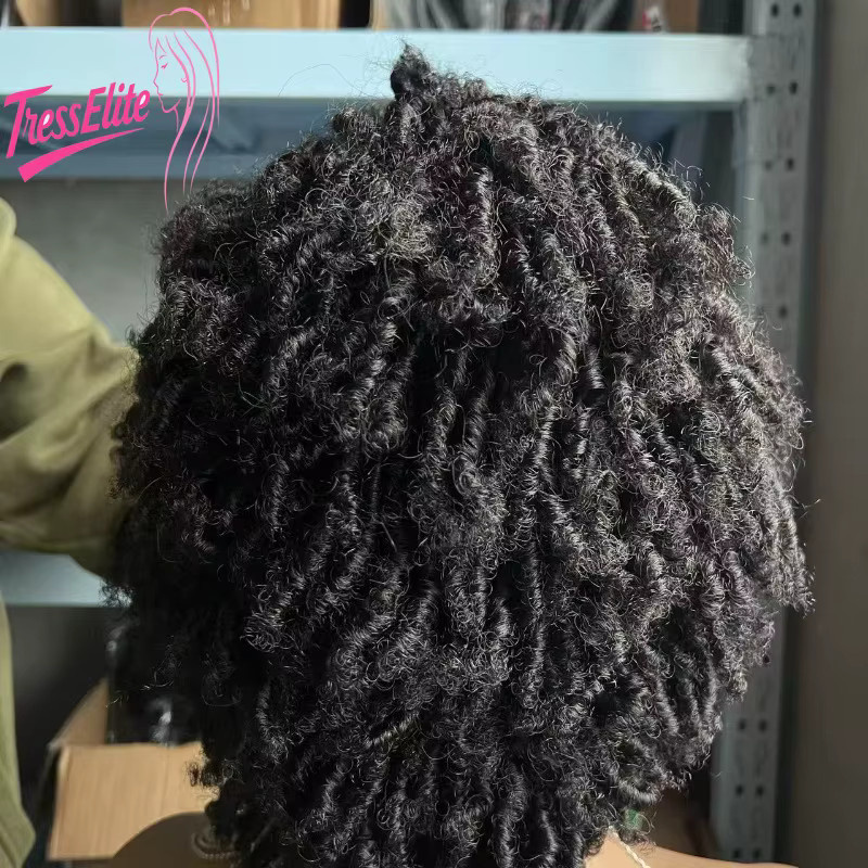 GloTress Perücke, afrikanische Locken, Echthaar, 14 Zoll, Damen - Bild 2