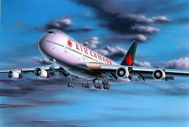 Revell Boeing 747-200 Air Canada, Modellbau, 1:390, ab 10 Jahren - Bild 1