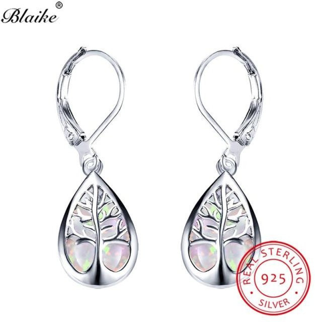 Blaike Ohrringe, 925 Silber, Opal, Damen - Bild 1