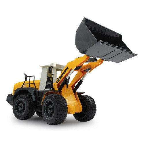Jamara Liebherr Radlader Baustelle Spielzeug-Radlader gelb ab 6 Jahren - Bild 3