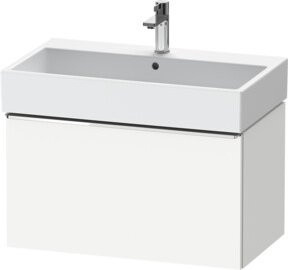 Duravit Waschtischunterschrank D-Neo, wandhängend, weiß glänzend, B/T/H: 78,4 x 44,2 x 44,0 cm - Bild 1