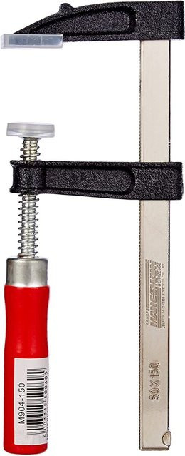 Mannesmann Bastler-Schraubzwinge in Rot mit einer Spannweite von bis zu 150 mm - Bild 2
