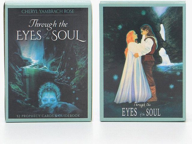 Tarot Lover Through the Eyes of The Soul, Karten, englische Version, Grau - Bild 1