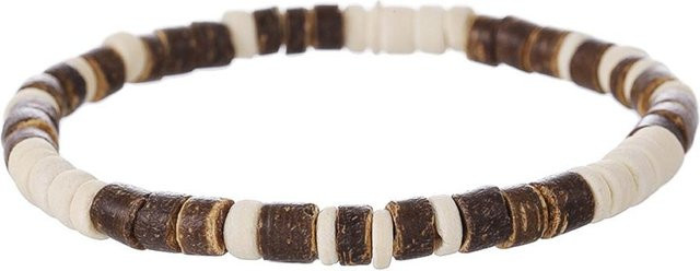 Armband Herren, Holzperlen, Blau, Weiß - Bild 1