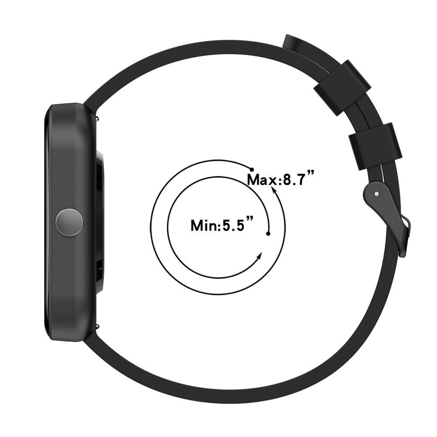 OutsideWorld Ersatzarmband in Schwarz kompatibel für Amazfit Bip, GTS, GTR und weitere Modelle - Bild 3