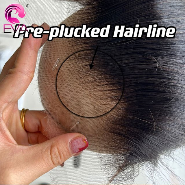 Eva Hair HD-Spitzenfrontverschluss, 13 x 6, vorgezupfter Haaransatz - Bild 1