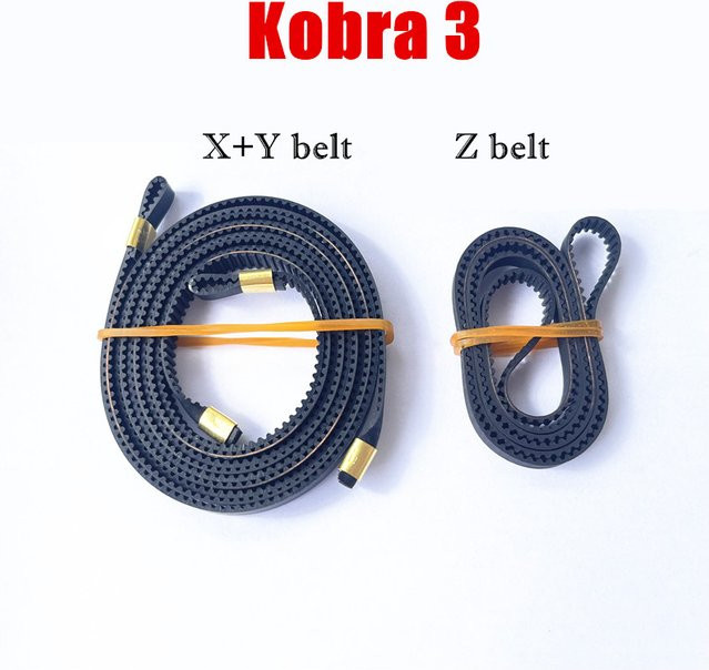 Anycubic Kobra 3 X Y Z-Achsen-Zahnriemen 2GT 6 mm in Schwarz für FDM 3D-Drucker - Bild 1