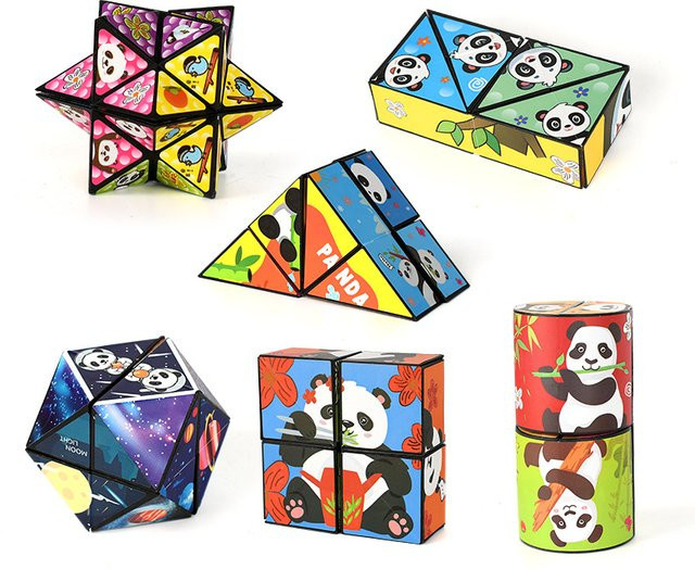 Small fire child, Panda-Muster, geometrisches Fingerspielzeug - Bild 1