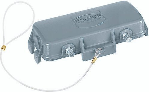 HARTING Abdeckkappe 09300165457 aus Metall in Grau - Bild 1