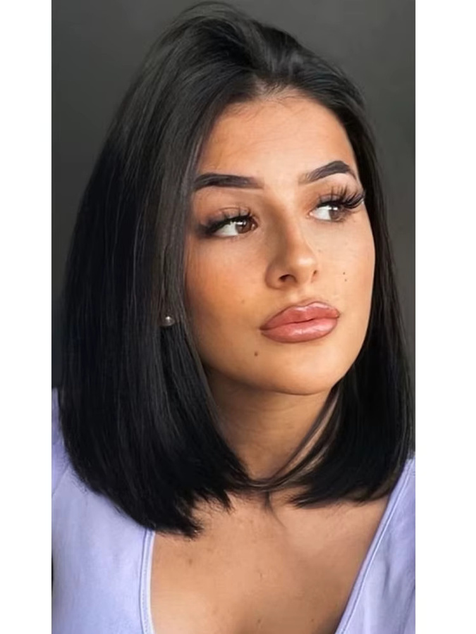 Clip-in-Haarverlängerung, synthetisch, 30 cm, Damen - Bild 5