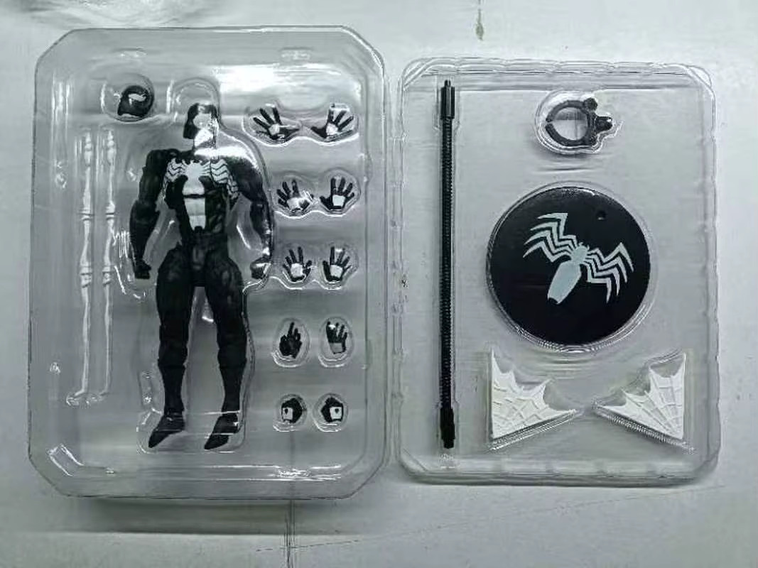 Marvel Black Neighbor Symbiote Spider Man Black Venom Battle Suit, Actionfigur, Schwarz, ab 18 Jahren - Bild 4