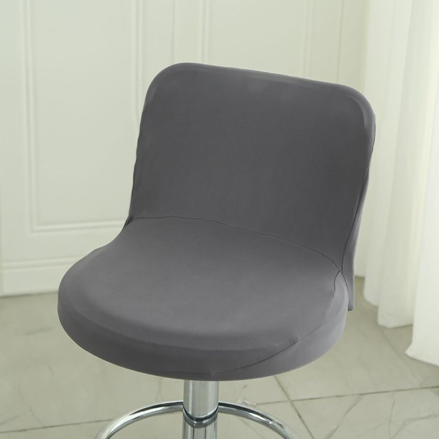 Elastischer Universal-Rundhocker-Stuhlbezug von Yiran Furniture als Staubschutzbezug für Barhocker und Arbeitsstühle, Durchmesser: 35 cm, Tiefe: 32 cm - Bild 1