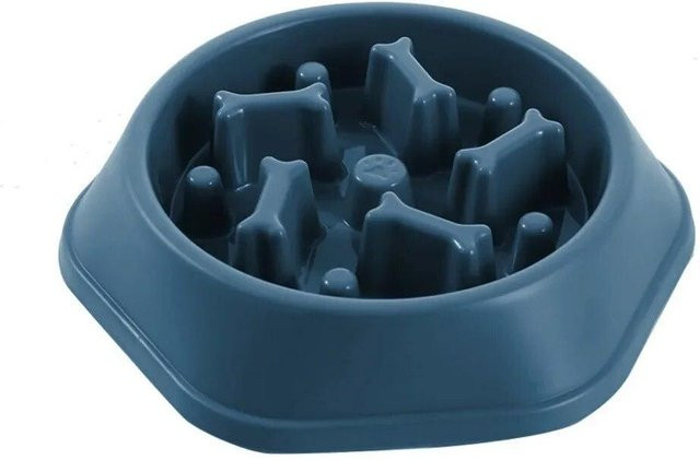 LChome Anti-Schling-Futterschüssel für Hunde in Blau - Bild 1
