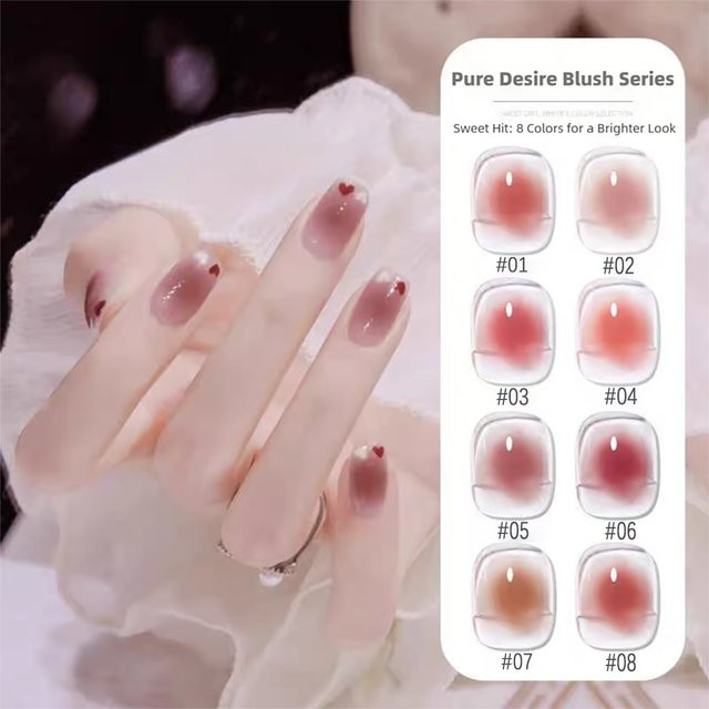 MIANEL Nagel-Gel-Lack, Nude-Rosa, Glänzend - Bild 1