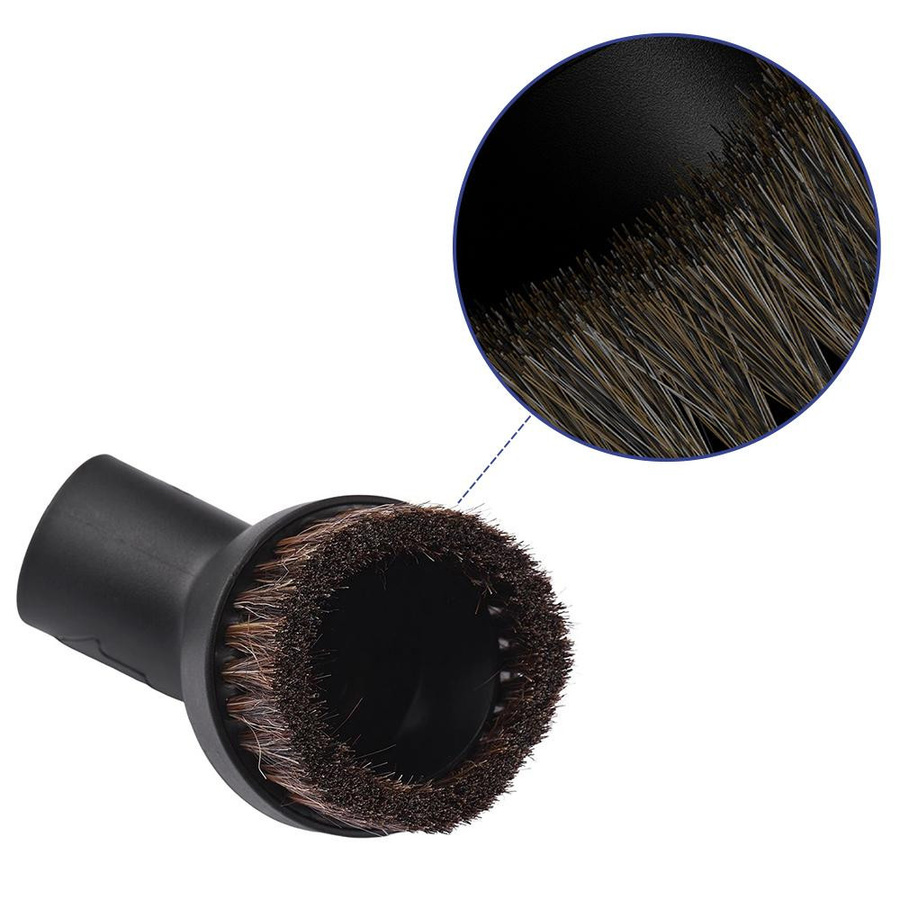 Dyson 6-teiliges Bürstenkopf-Set mit Pferdehaarbürste für Haushaltsstaubsauger, Schwarz - Bild 2