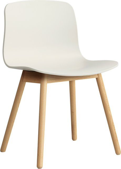 HAY About A Chair AAC 12 Designstuhl in Beige mit Eichengestell und Polypropylen-Schale - Bild 1