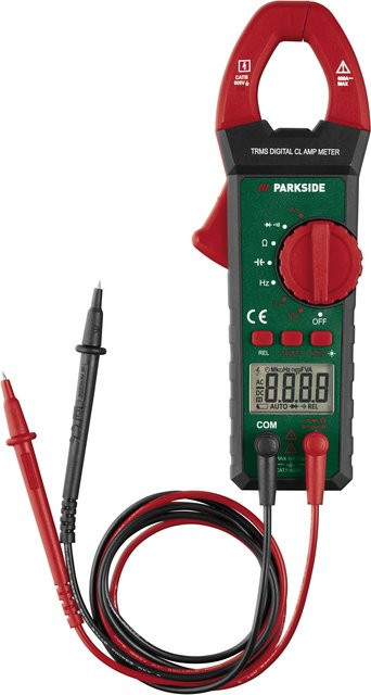 Parkside Zangen-Multimeter PZM 2 B4 und Stift-Multimeter PSM 2 B4 Set in Rot - Bild 1