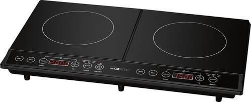 Clatronic DKI 3609 Induktionsplatte in Schwarz mit Digitalanzeige und Timer - Bild 1