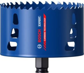 Bosch EXPERT Tough Lochsäge mit Carbide-Spitzen in Blau, Durchmesser: 60 mm, Breite: 11,4 cm - Bild 1
