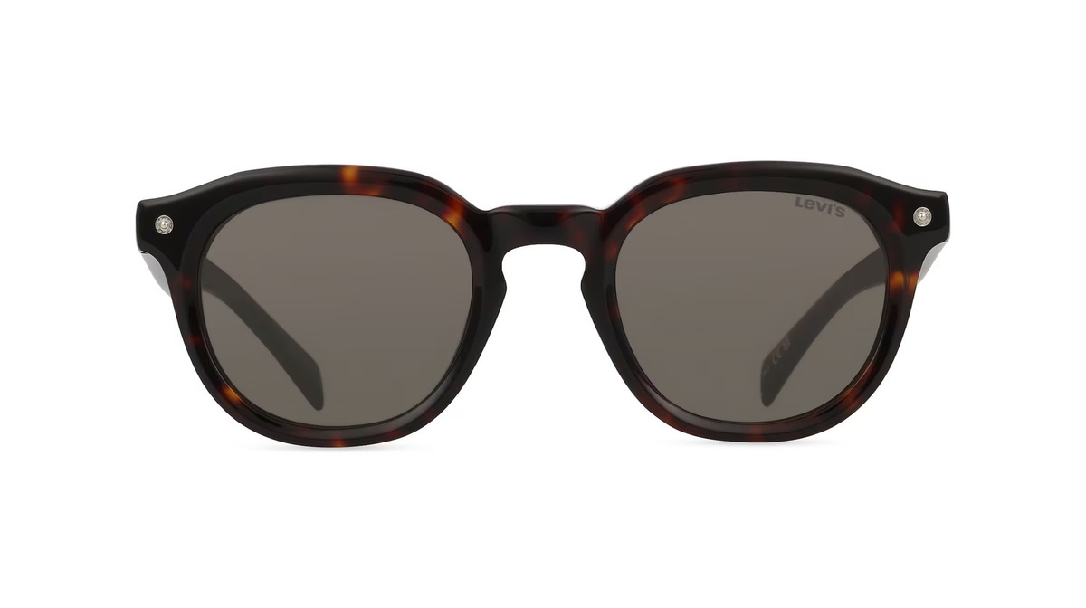 Levi's LV 5052/S Sonnenbrille, Vollrand, Panto, Acetat, Unisex, braun - Bild 1