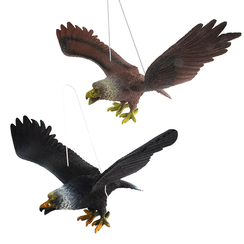 JETTING Adlerfigur als hängendes Vogelabwehr-Ornament aus Kunststoff in Weiß und Multicolour - Bild 4