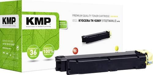 KMP Toner Cartridge Gelb kompatibel mit Kyocera TK-5280Y für Laserdrucker mit 11000 Seiten Reichweite - Bild 1