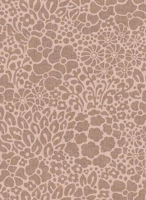 Eijffinger Tapete Groovy 5 Vlies in Rose/Braun mit floralem Vintage-Design - Bild 1